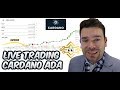 Cardano Ada - Live Trading - Huge Pop Upward 1000 Satoshi!