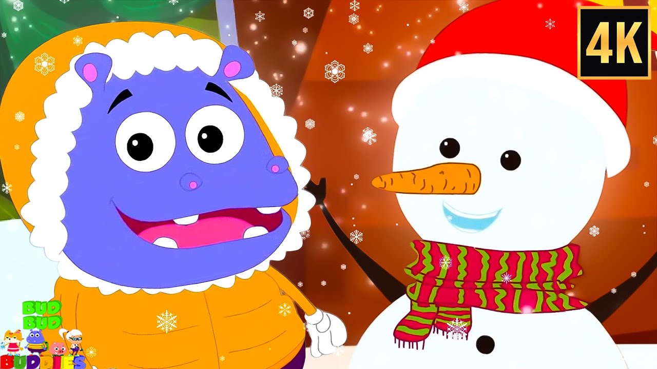 The Christmas Snowman Xmas Carols for Kids by Bud Bud Buddies - YouTube
