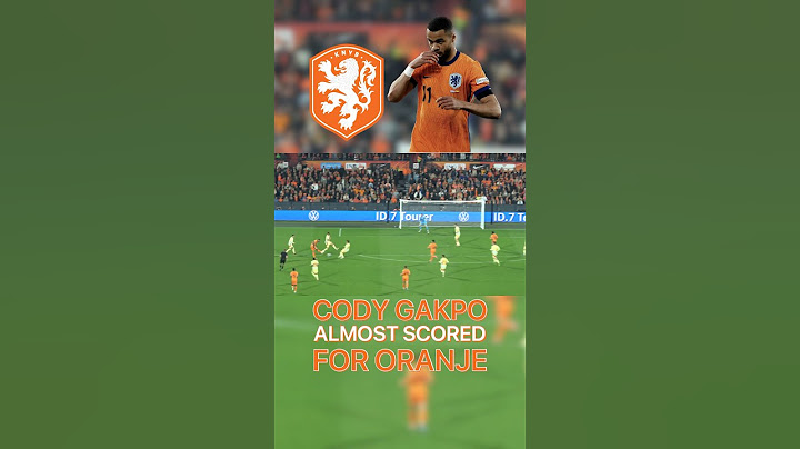 Cody Gakpo Almost Scores for the Netherlands vs Spain!