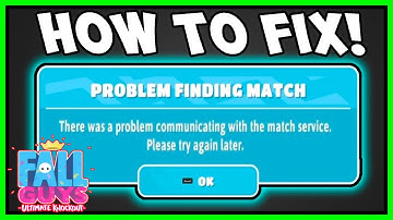 HOW TO FIX FALL GUYS PROBLEM FINDING MATCH EASY SOLUTION