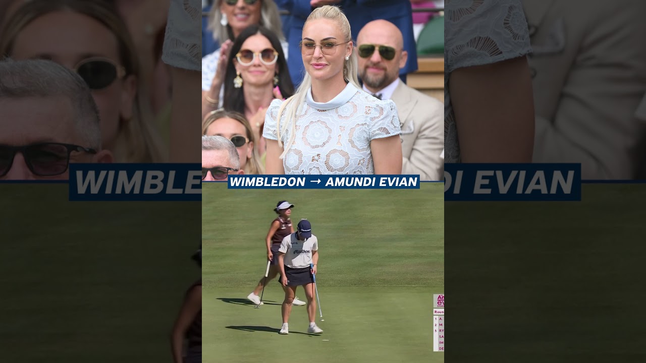 From One Major to Another 👀 Charley Hull Goes from Wimbledon to the Amundi Evian Championship! ⛳🎾