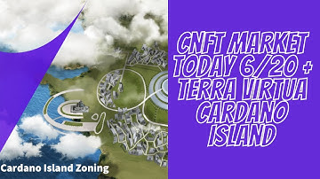 CNFT | CNFT Market Today 6/20 + Terra Virtua Cardano Island! #awesomeisjayell #cnft #cardanonft #nft