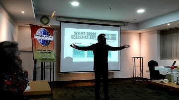 Toastmaster Speech L1 P3 Researching and Presenting a Speech
