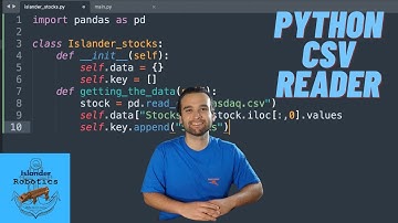 How To Effectively Read A CSV In Python | Stock Analysis Tool