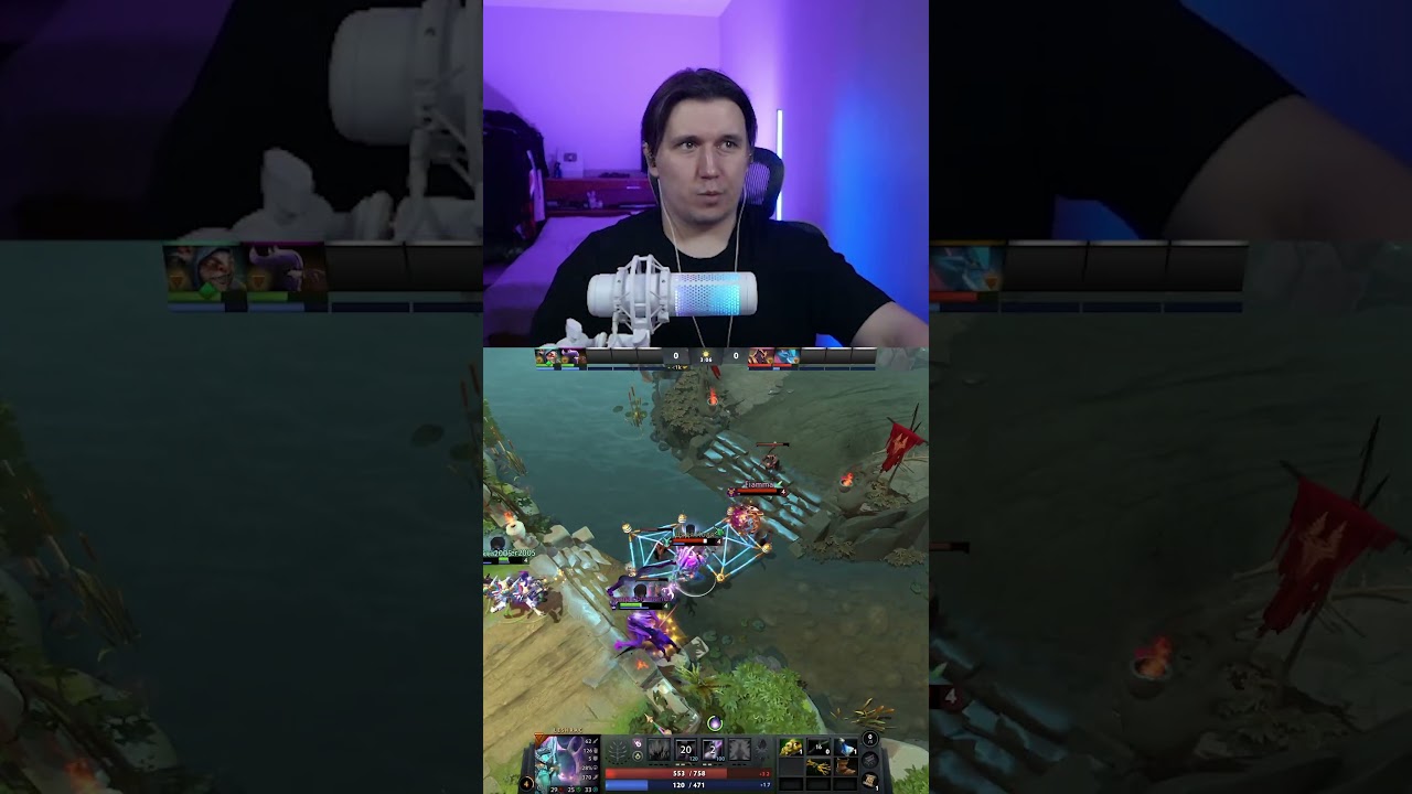 1 игра турнира 2х2 на рандомных героях