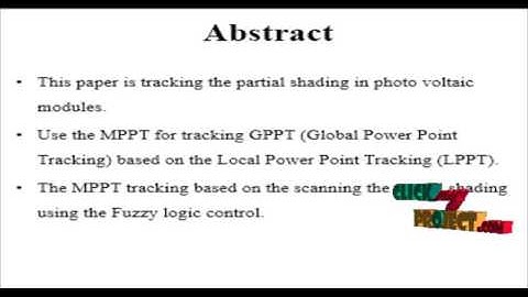 An Improved MPPT Controller for Photovoltaic System Under Partial Shading Condition