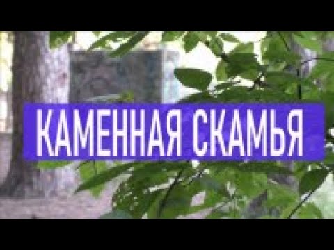 Шуваловский парк: Каменная скамья.