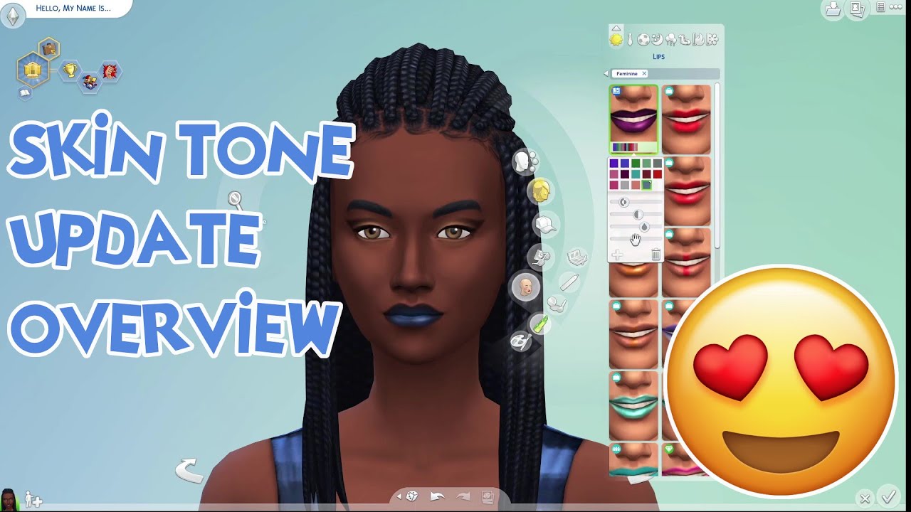 THESE NEW SKIN TONES THOUGH!! // THE SIMS 4 SKIN TONE UPDATE