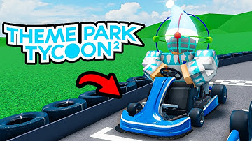 BUILDING a GO-KART TRACK In Theme Park Tycoon 2!