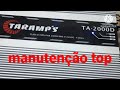 manutenção taramps TA2000D 4ohms com 12 anos de uso
