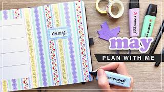 PLAN WITH ME 🌷 May 2026 Bullet Journal Setup