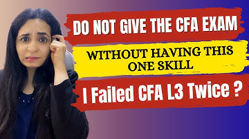 Do Not Give The CFA Exam If You Do Not Have This Skill | My CFA Level 3 2nd Attempt Results