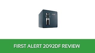 First Alert 2092DF Waterproof and Fire Resistant Digital Safe Review - 2018