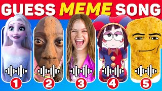 GUESS MEME & WHO'S SINGING🎤🎵🔥 Salish Matter, King Ferran, MrBeast, Elsa, Gegagedigedagedago, Tenge