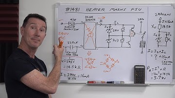 EEVblog 1482 - Mains Capacitor Zener Regulator Circuit