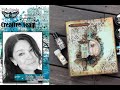 Grungy and Rusty Frame on a Album Cover  Using Finnabair Products