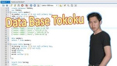 Laporan Praktikum BasisData ( Database Tokoku )