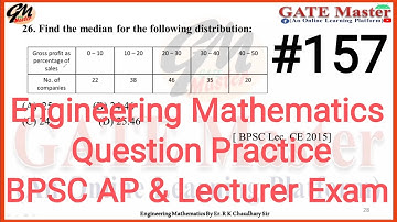 #157 Daily Question Practice of Engineering Mathematics for BPSC  Lecturer, Assistant Professor Exam