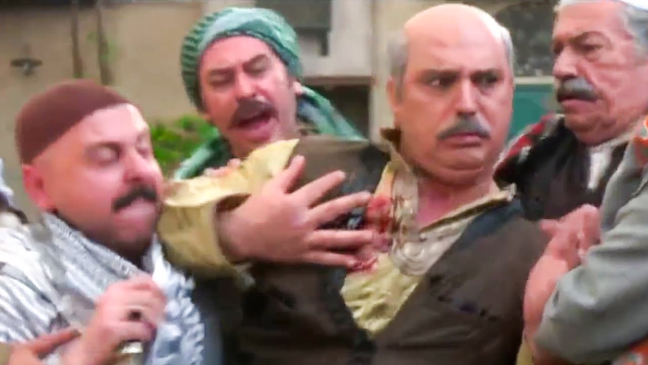 طوشة رجال الحارة وع الواوي و زعرانو و الفرنساوي كبير الحارة اتصاوب يا باطل