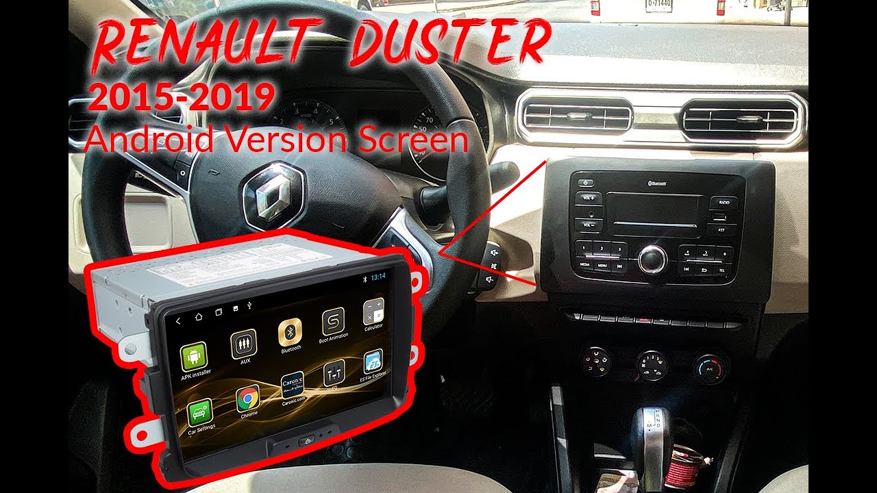 Android Screen For Renault Duster 2015-2019 Before and After ...