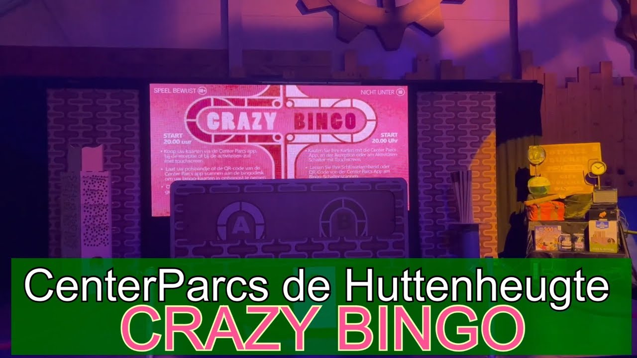 Crazy Bingo Game In Der Action Factory Des Center Parcs De Huttenheugte Crazy Bingo Game In Der Action Factory Des Center Parcs De Huttenheugte