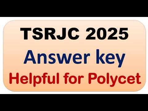 tsrjc answer key