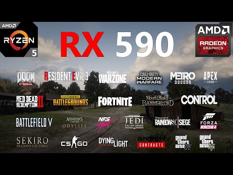 RX 590 Test in 25 Games in 2020