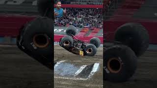 Most INSANE Monster Truck Flip Ever 😱 I #monstertruck #shorts #usa