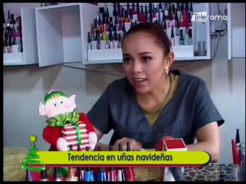 Tendencias en uñas navideñas