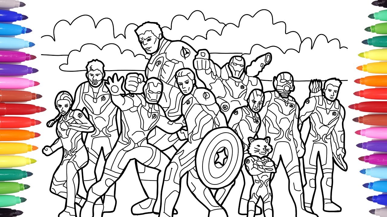 Avengers Endgame Coloring Pages Motherhood Avengers Endgame Coloring Pages Motherhood