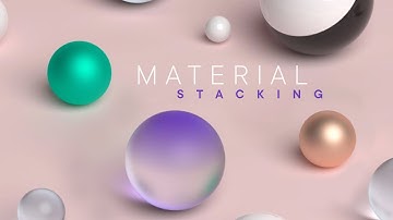 Redshift Material Stacking - Cinema 4D
