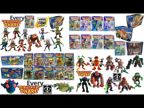 Every Hasbro 1990 And Boss Fight Studio Bucky O Hare Comparison List Plus Unproduced Toys