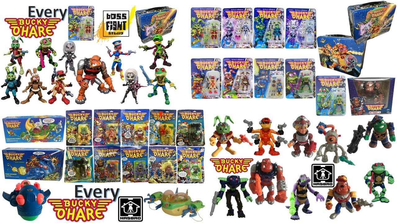 BLI48 FIGURINE PVC HASBRO 1991 Bucky O'Hare : Bucky O'Hare