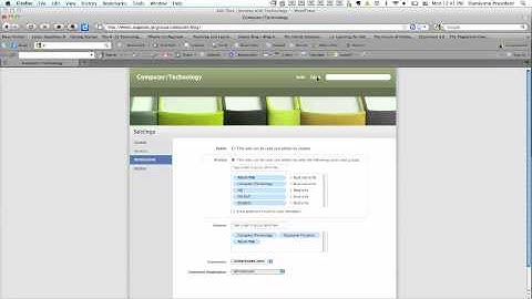 How to set up your blog in the wiki