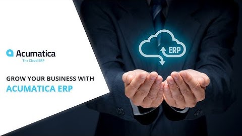 Overview of Acumatica ERP with live demo.