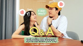 Q&A ครบรอบแต่งงาน1ปี | ZuvapitSnap