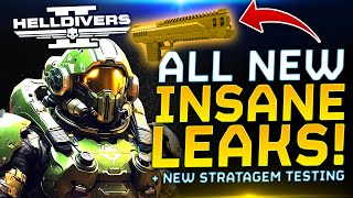 Helldivers 2 leaked New Stratagems Look INSANE - BUG WIPEOUT & Mutated Enemy Audio Leak / New Patch