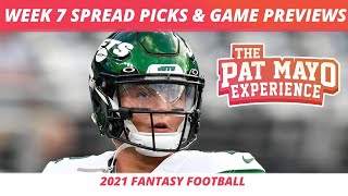 2021 Week 7 Picks Against The Spread, NFL Game Previews, Survivor Picks, Cust Corner Mini