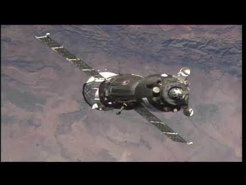 NASA Television Video File -  Expedition 64/Soyuz MS-17 Docking and Hatch Open - October 14, 2020