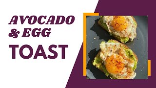 Avocado & Egg Toast | Easy Recipe
