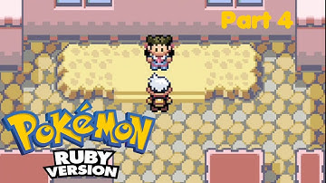 Pokémon Ruby Walkthrough Part 4 (No commentary) - Rustboro Gym