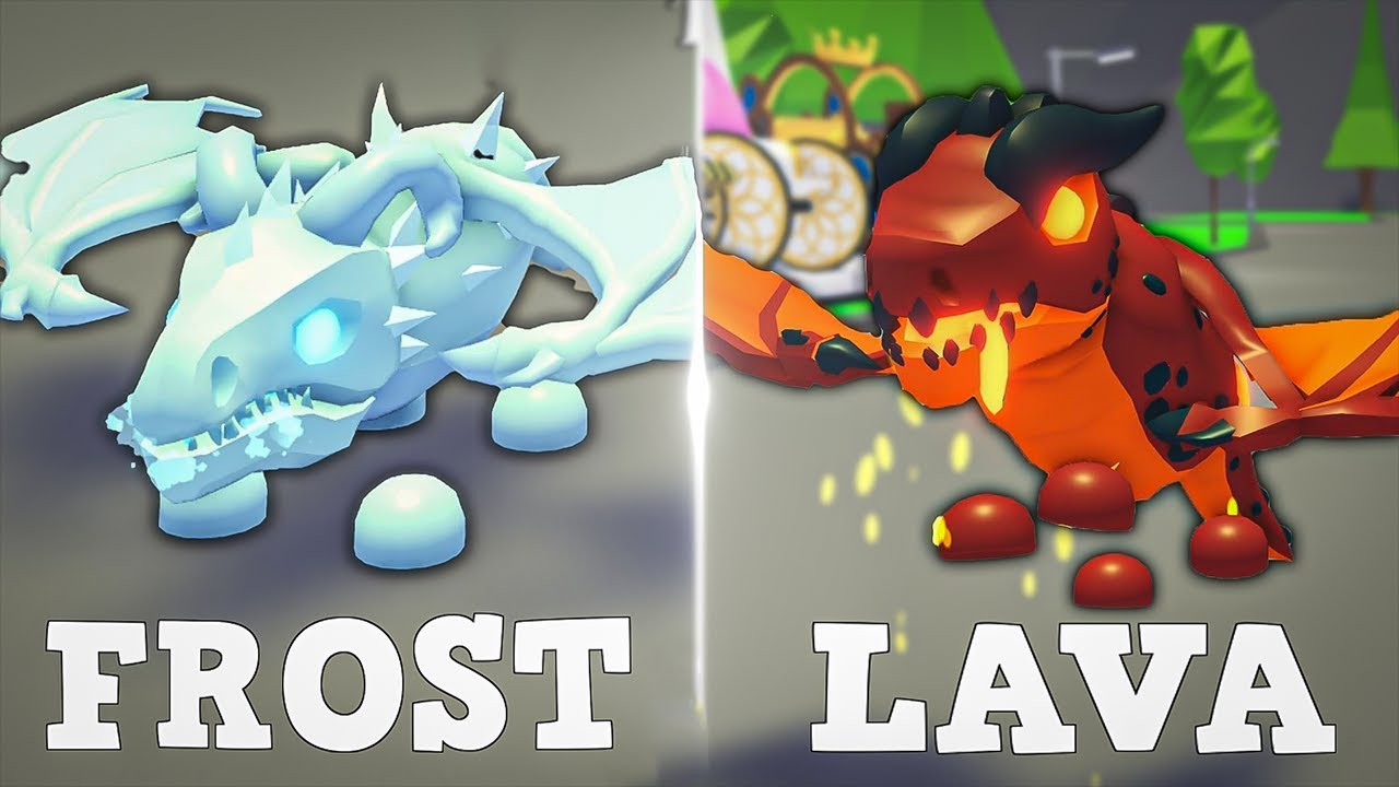 Adopt Me Lava vs Frost Dragon Comparison Who is Better ? YouTube