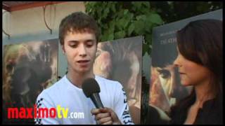 Death And Cremation Premiere Jeremy Sumpter, Scott Elrod, Carly Craig
