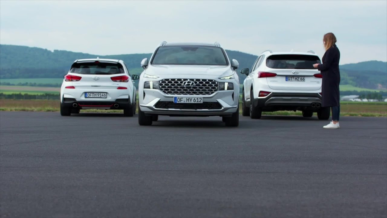 2021 Hyundai Santa Remote Smart Parking Assist YouTube