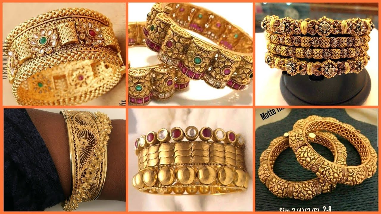 Gold Bangles Designs Catalogue / Latest Bangles Designs Gold 2019 ...