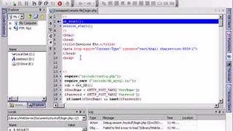 Debugging PHP with NuSphere PHP IDE debugger