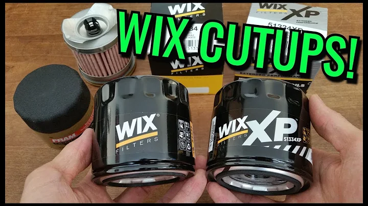 WIX Oil Filters Cut Open! | XP vs Regular vs FRAM Ultraguard!