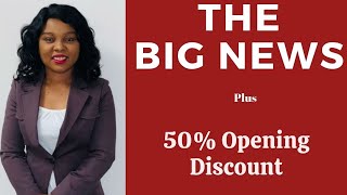 The Big News plus 50% Opening Discount
