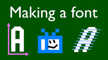 Making a font in the most complicated way