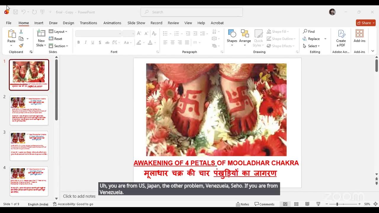 Virat Daily Meditation 12th Jan 2026 8:20am Awakening of 4 PETALS